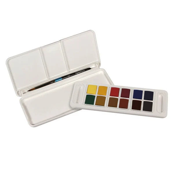 Daler Rowney Aquafine Plastic Watercolour Travel Set