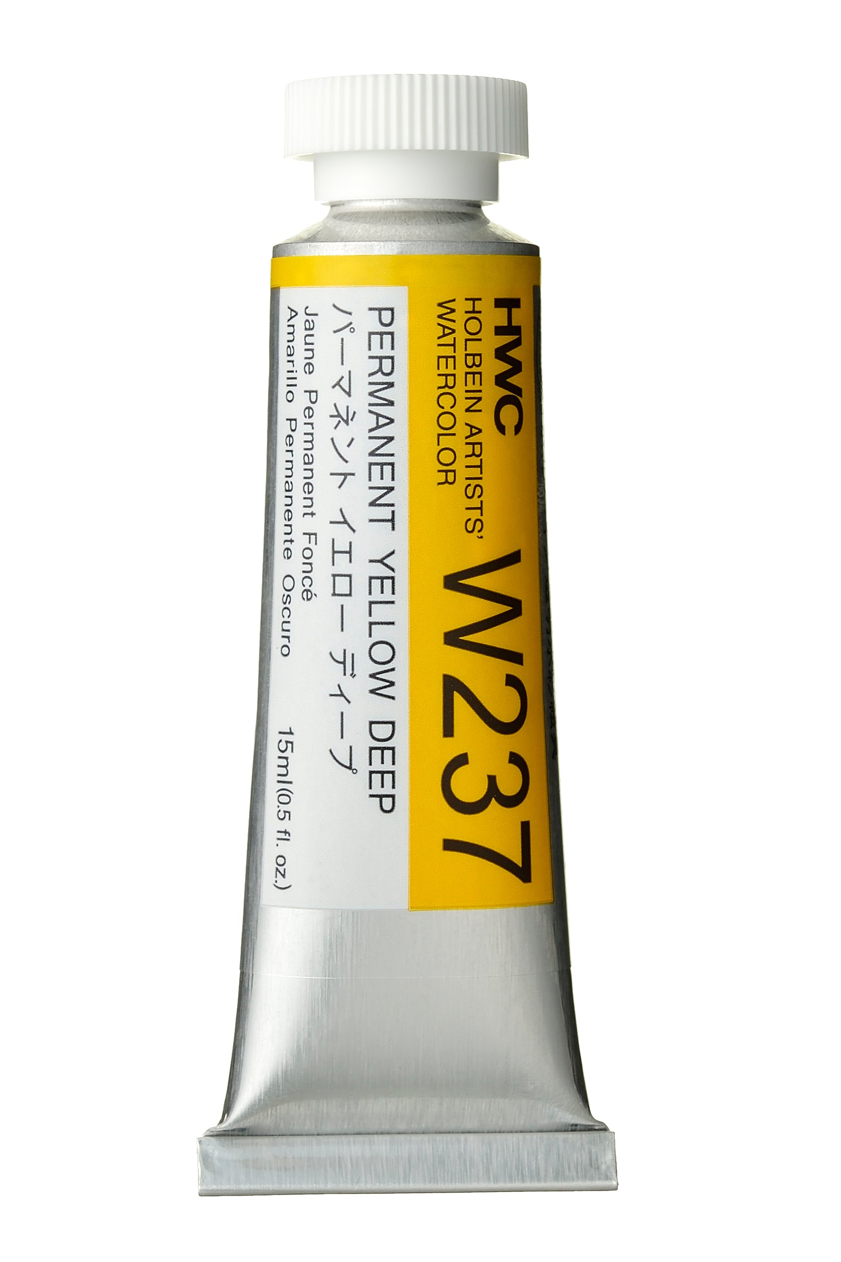 Holbein Watercolour 15ml W237 Permanent Yellow Deep