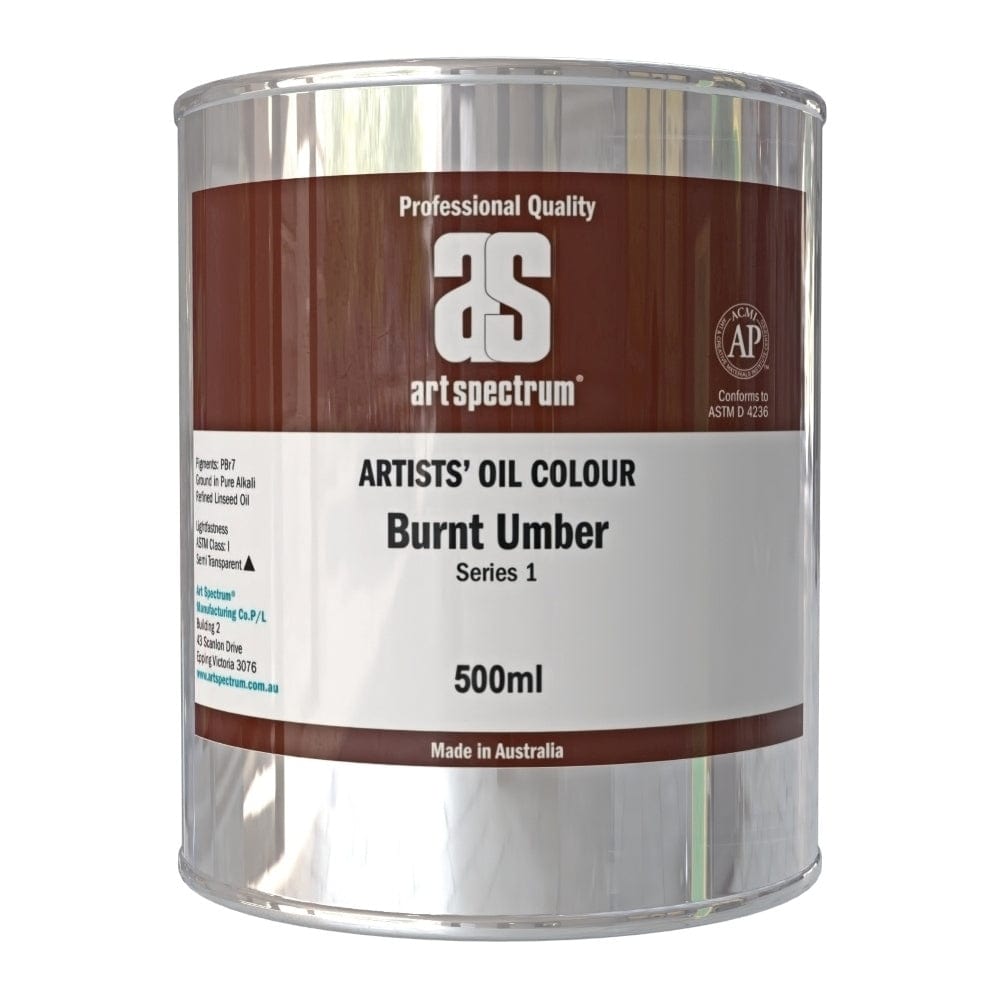 ART SPECTRUM OILS ART SPECTRUM 500ml Art Spectrum Burnt Umber