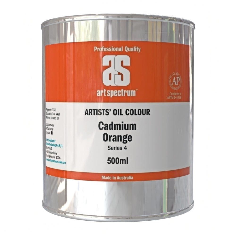 ART SPECTRUM OILS ART SPECTRUM 500ml Art Spectrum Cadmium Orange