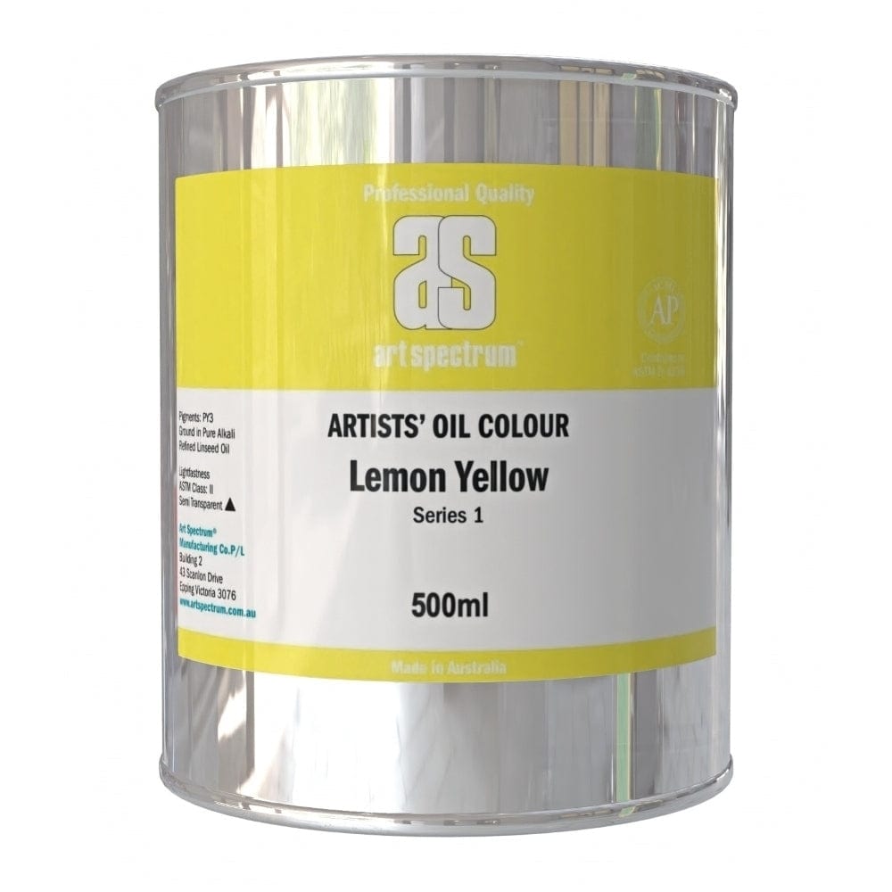 ART SPECTRUM OILS ART SPECTRUM 500ml Art Spectrum Lemon Yellow