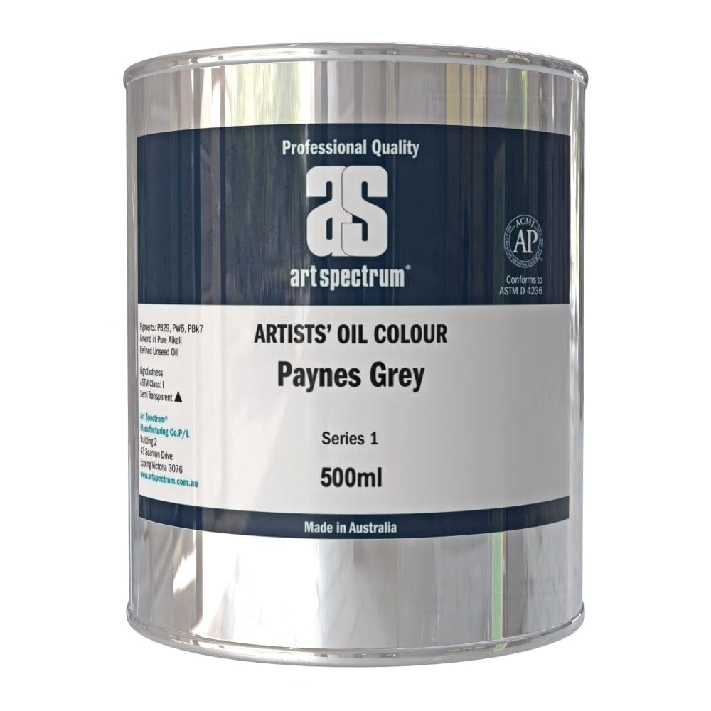 ART SPECTRUM OILS ART SPECTRUM 500ml Art Spectrum Paynes Grey