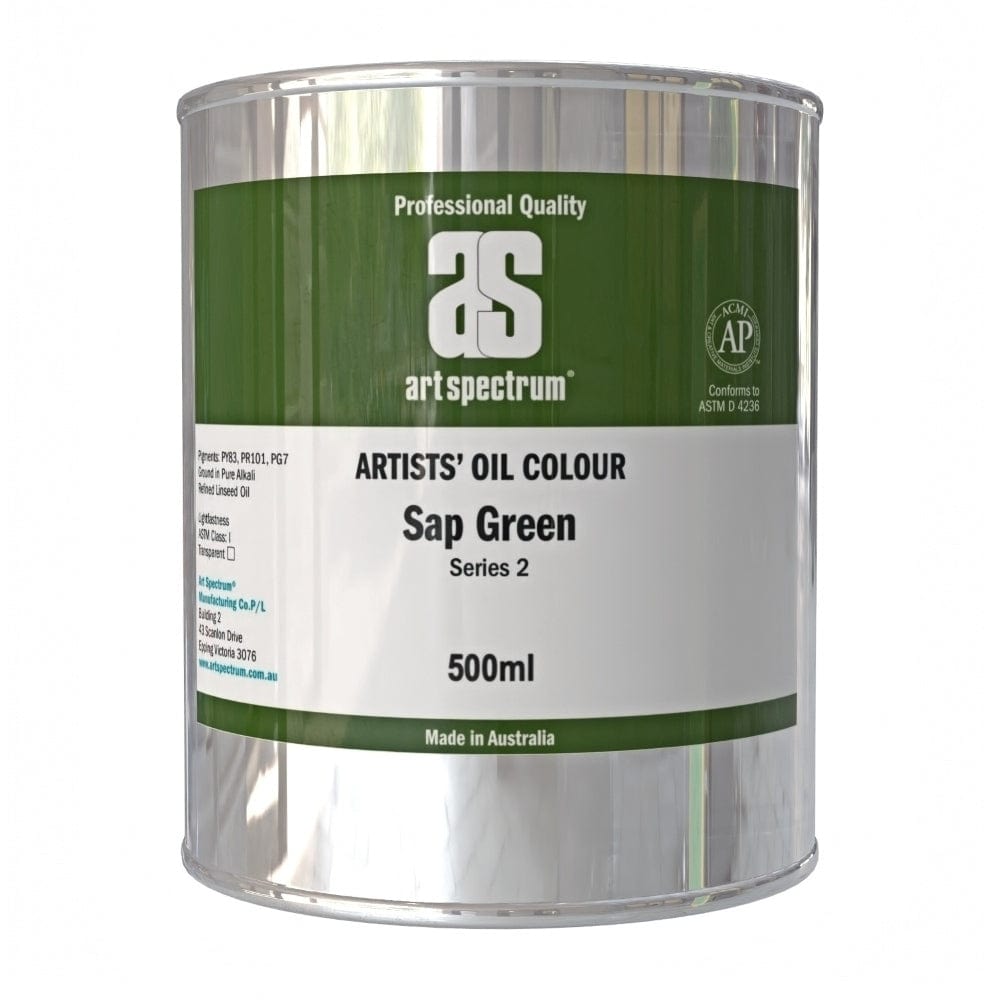 ART SPECTRUM OILS ART SPECTRUM 500ml Art Spectrum Sap Green