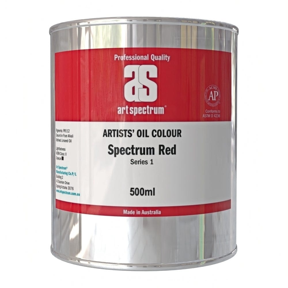 ART SPECTRUM OILS ART SPECTRUM 500ml Art Spectrum - Spectrum Red