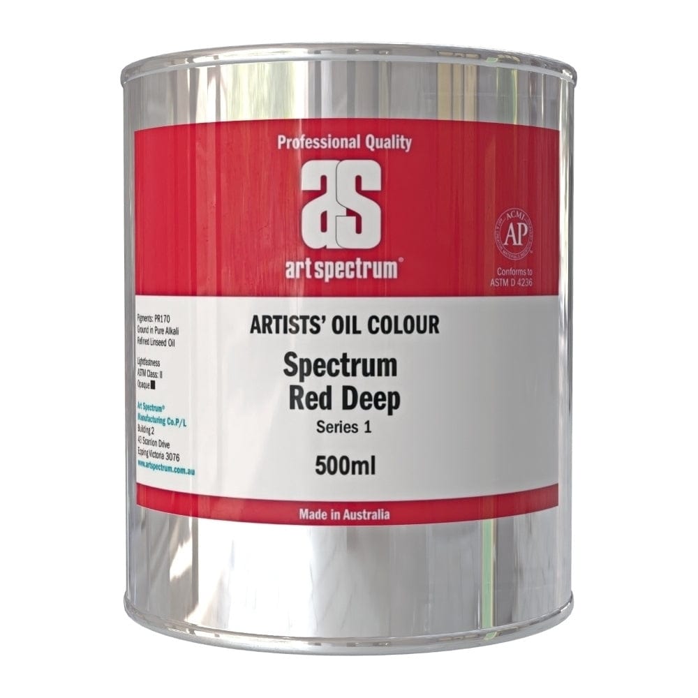 ART SPECTRUM OILS ART SPECTRUM 500ml Art Spectrum - Spectrum Red Deep