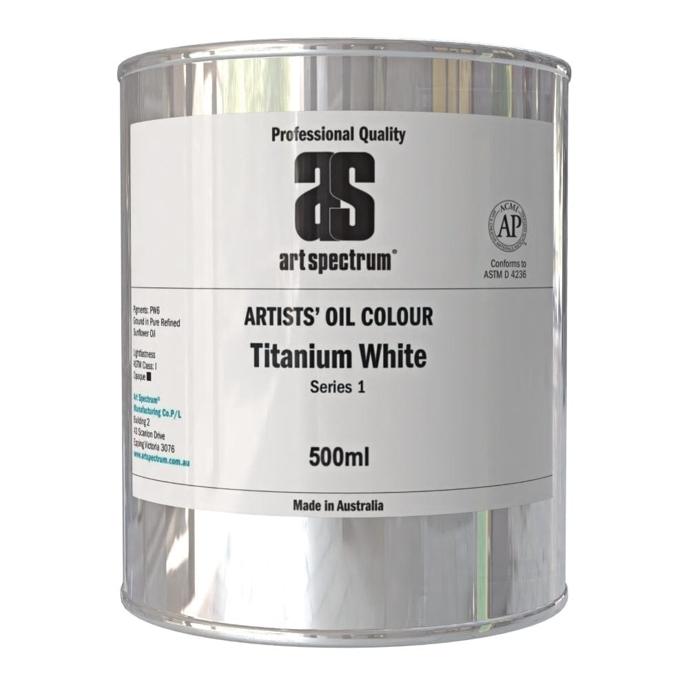 ART SPECTRUM OILS ART SPECTRUM 500ml Art Spectrum Titanium White