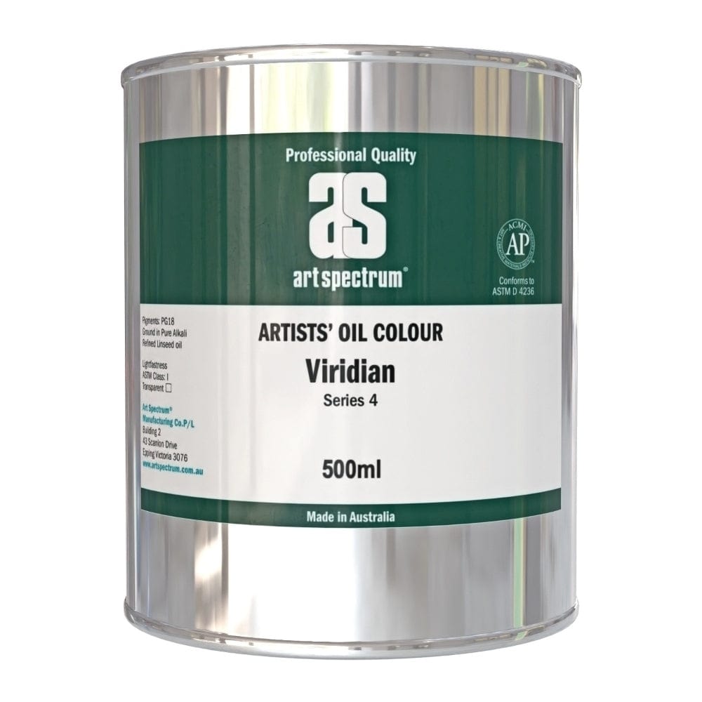 ART SPECTRUM OILS ART SPECTRUM 500ml Art Spectrum Viridian ( Genuine )