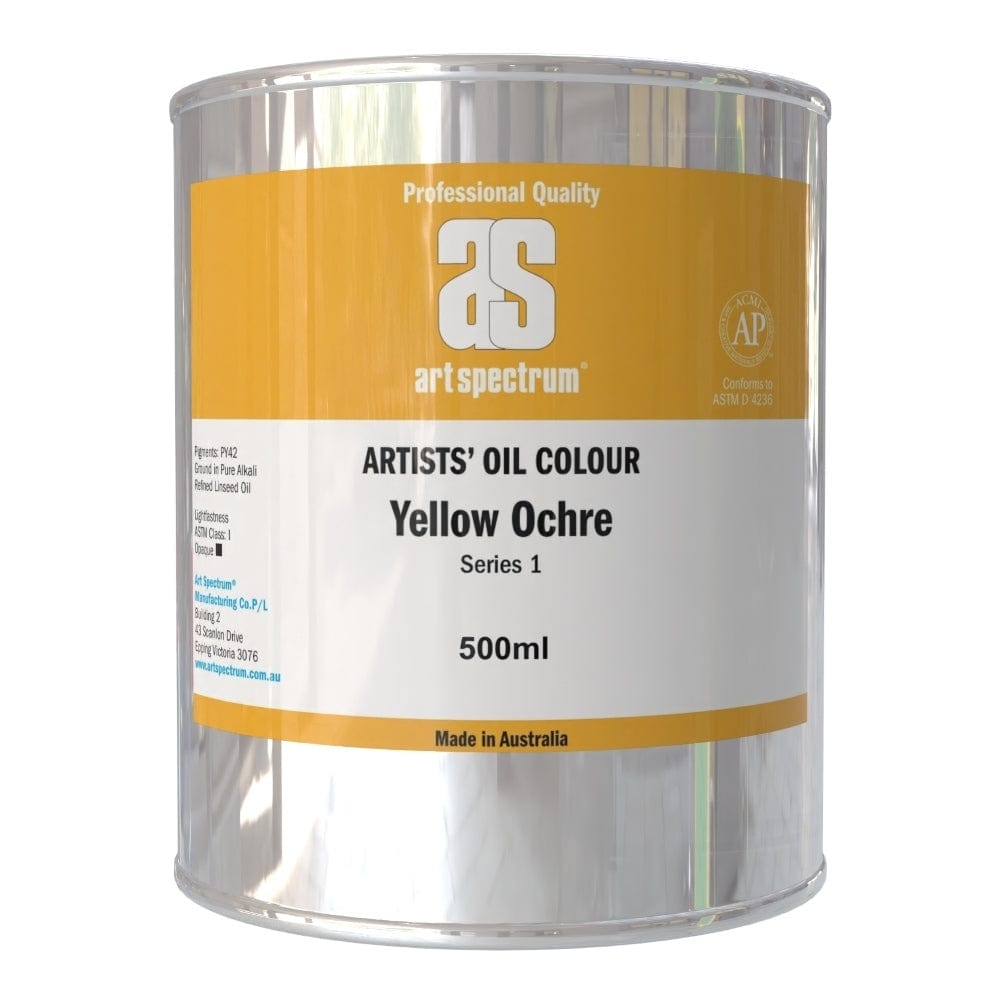 ART SPECTRUM OILS ART SPECTRUM 500ml Art Spectrum Yellow Ochre
