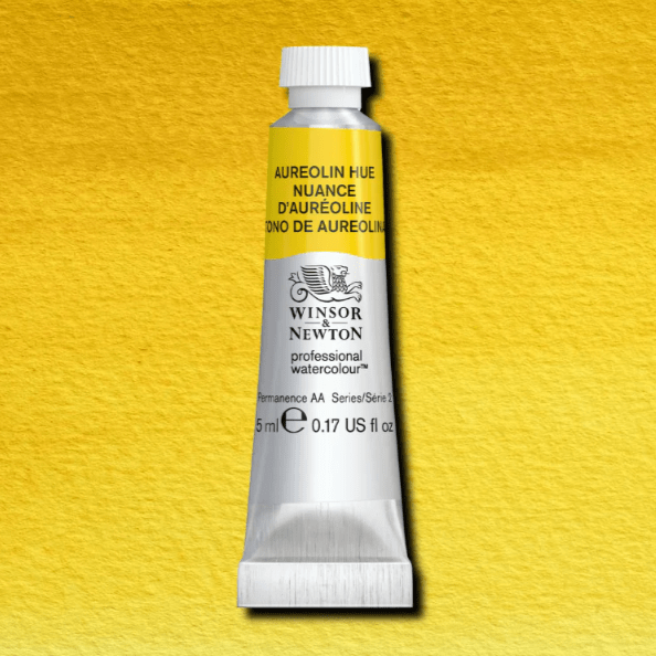 WINSOR & NEWTON WATERCOLOURS 5ML WINSOR & NEWTON WATERCOLOURS Aureolin Hue Winsor & Newton Watercolours 5ml