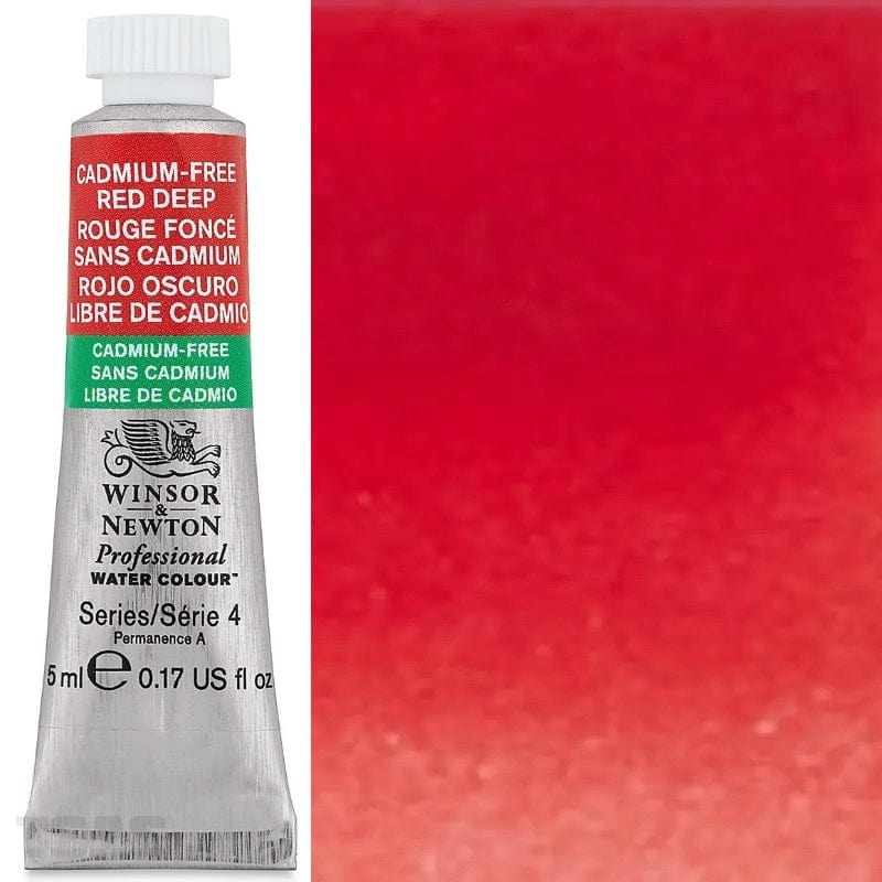 WINSOR & NEWTON WATERCOLOURS WINSOR & NEWTON Cadmium Free Red Deep Winsor & Newton Watercolours 5ml