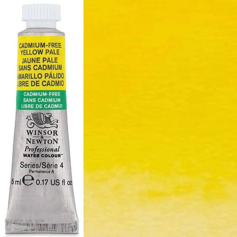 WINSOR & NEWTON WATERCOLOURS WINSOR & NEWTON Cadmium Free Yellow Pale Winsor & Newton Watercolours 5ml