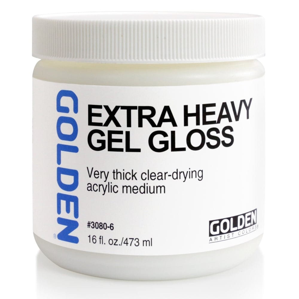 GOLDEN MEDIUMS GOLDEN 473ml Golden Acrylic Extra Heavy Gel (Gloss)