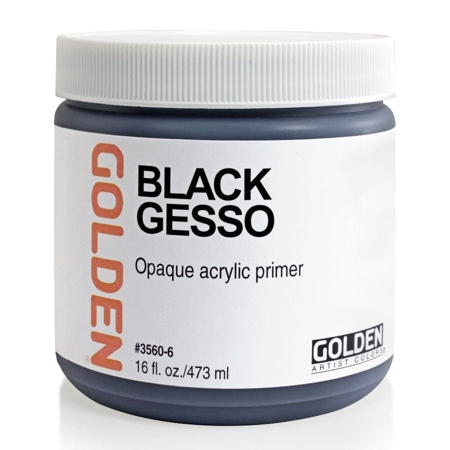 GOLDEN GROUNDS GOLDEN 473ml Golden Black Gesso