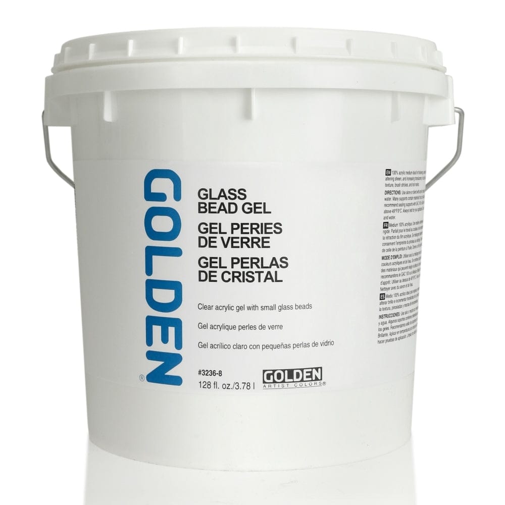 GOLDEN MEDIUMS GOLDEN 3.78 Litre Golden Glass Bead Gel