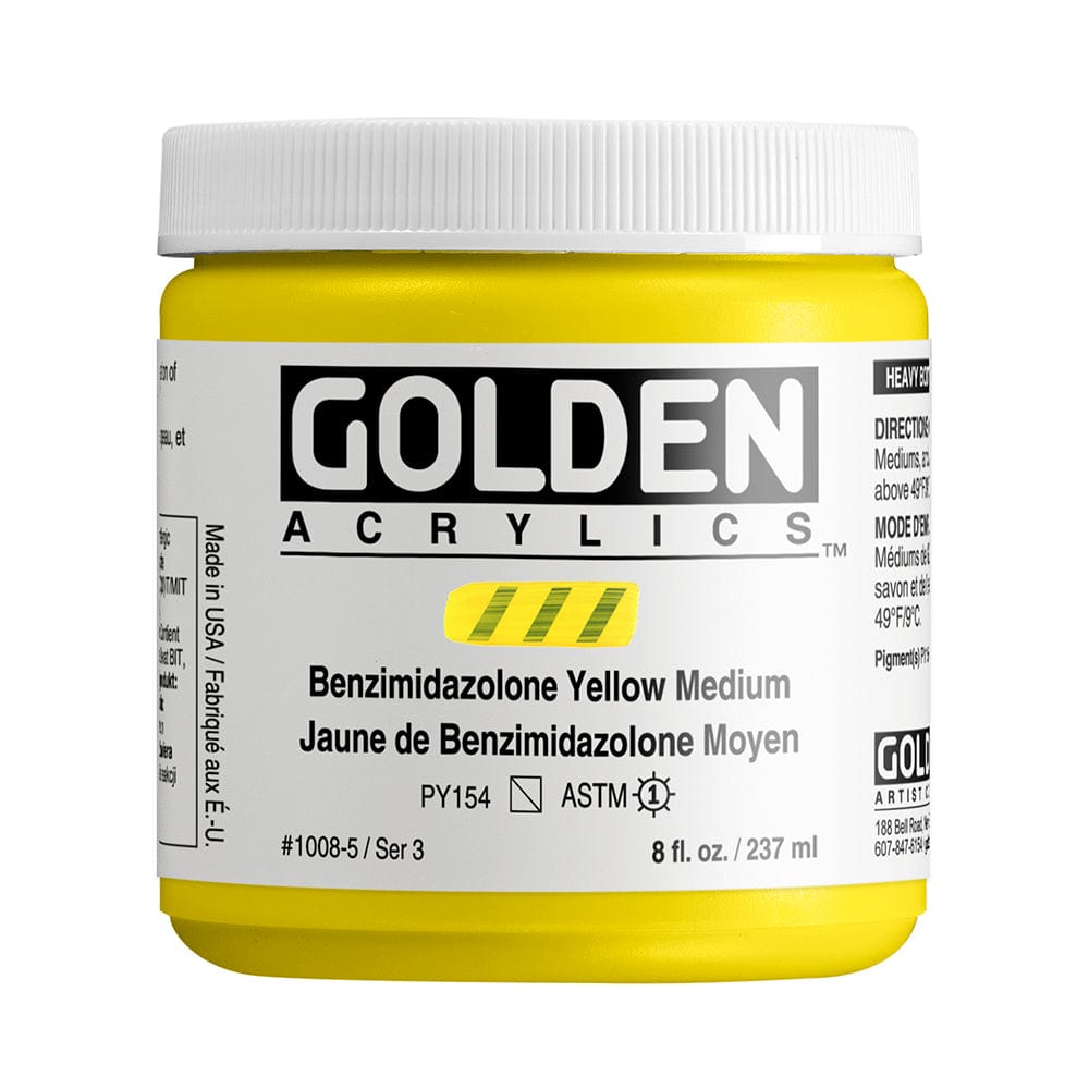 GOLDEN HEAVY BODY GOLDEN 236ml Golden HEAVY BODY Benzimidazolone Yellow Medium