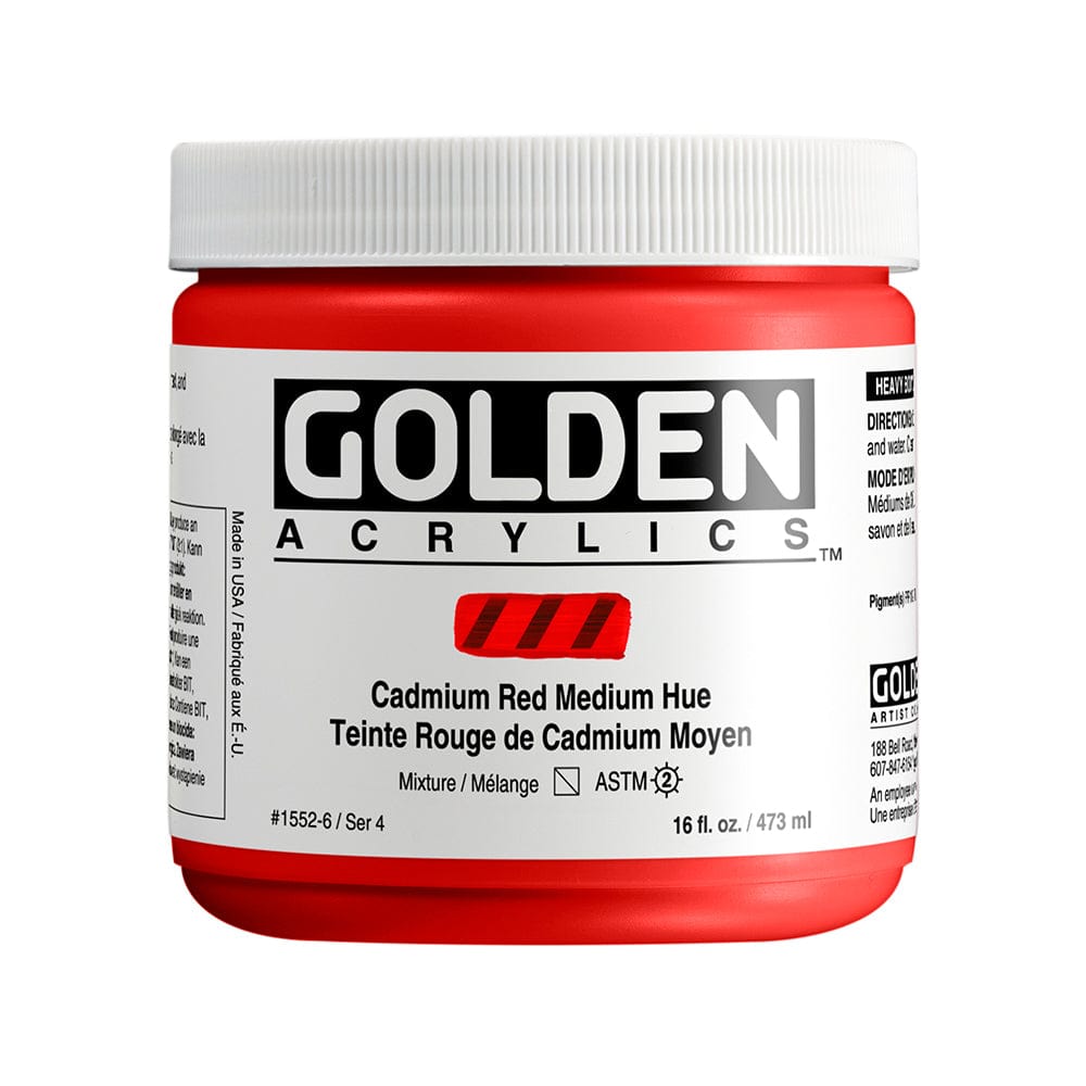 GOLDEN HEAVY BODY GOLDEN 473ml Golden HEAVY BODY Cadmium Red Medium Hue