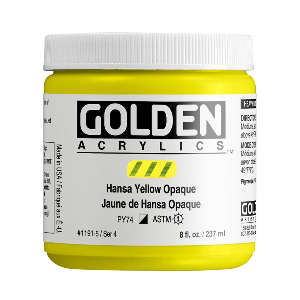 GOLDEN HEAVY BODY GOLDEN 236ml Golden HEAVY BODY Hansa Yellow Opaque