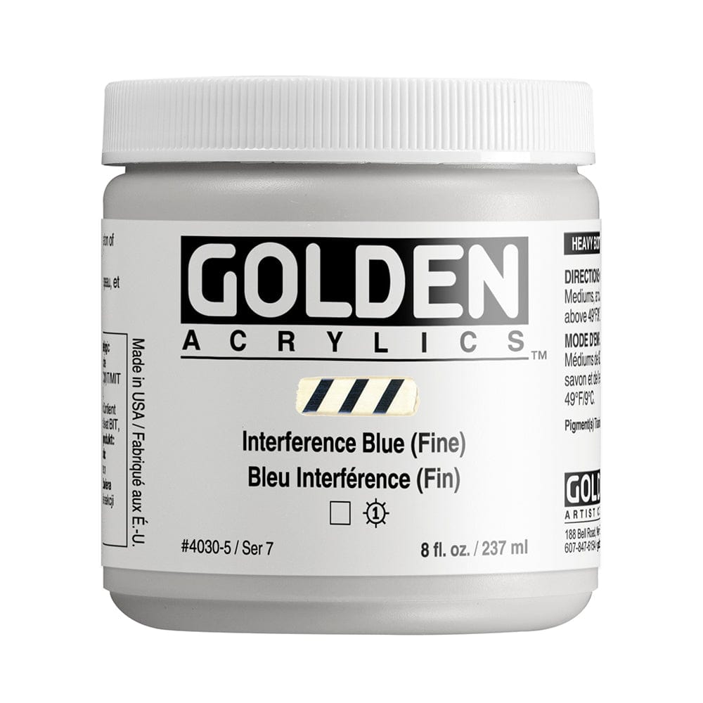 GOLDEN HEAVY BODY GOLDEN 236ml Golden HEAVY BODY Interference Blue (Fine)