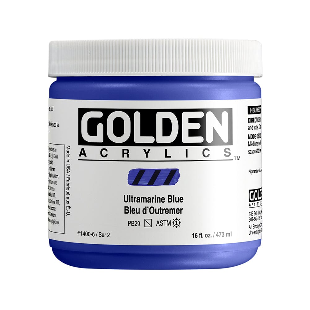 GOLDEN HEAVY BODY GOLDEN 473ml Golden HEAVY BODY Ultramarine Blue