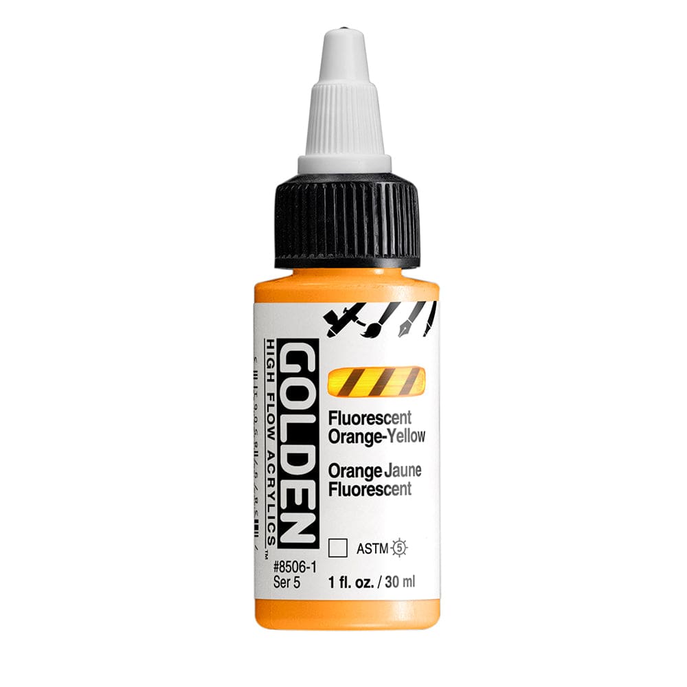 GOLDEN HIGH FLOW GOLDEN 30ml Golden HIGH FLOW Fluorescent Orange-Yellow