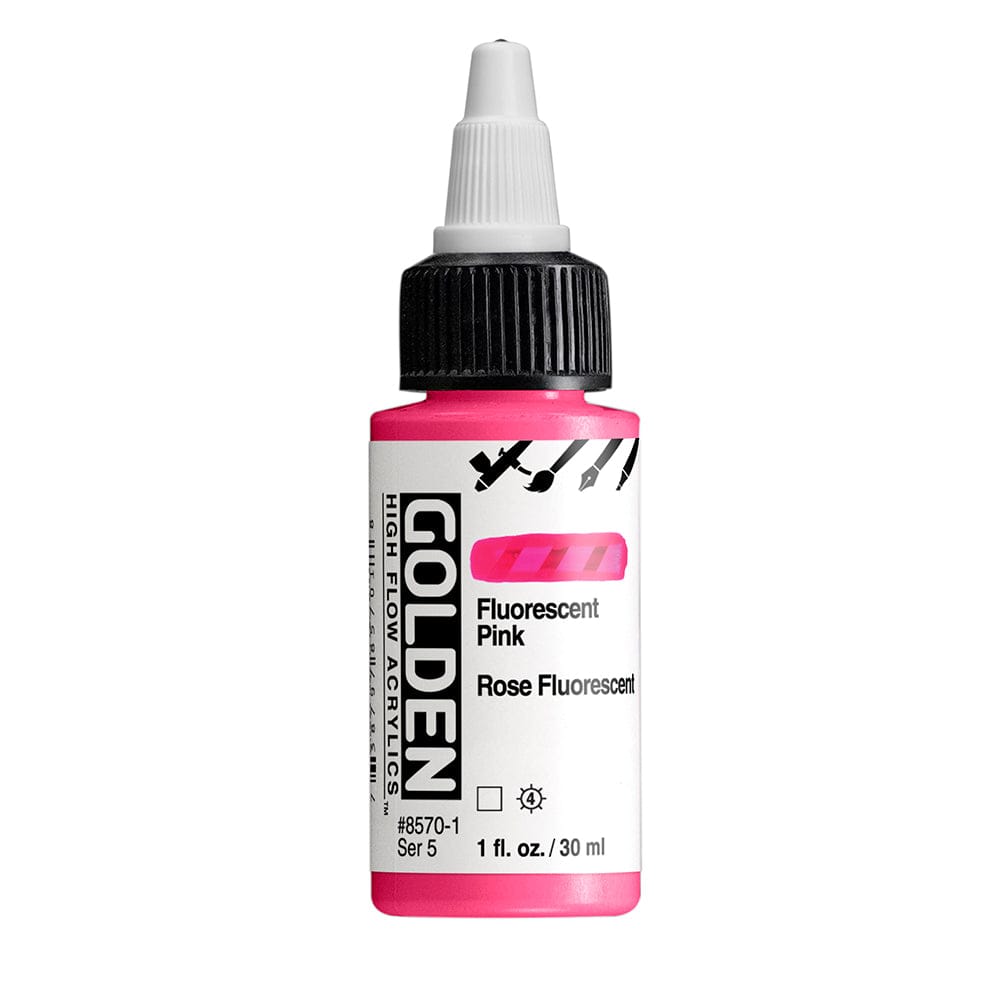 GOLDEN HIGH FLOW GOLDEN 30ml Golden HIGH FLOW Fluorescent Pink