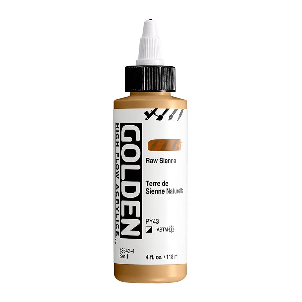GOLDEN HIGH FLOW GOLDEN 118ml Golden HIGH FLOW Raw Sienna