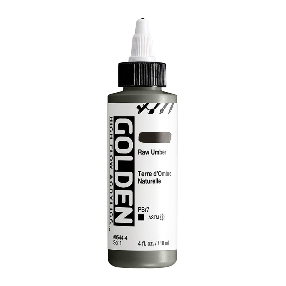GOLDEN HIGH FLOW GOLDEN 118ml Golden HIGH FLOW Raw Umber