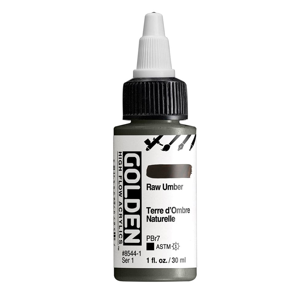 GOLDEN HIGH FLOW GOLDEN 30ml Golden HIGH FLOW Raw Umber