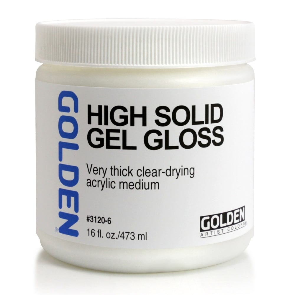 GOLDEN MEDIUMS GOLDEN 473ml Golden High Solid Gel Medium (Gloss)