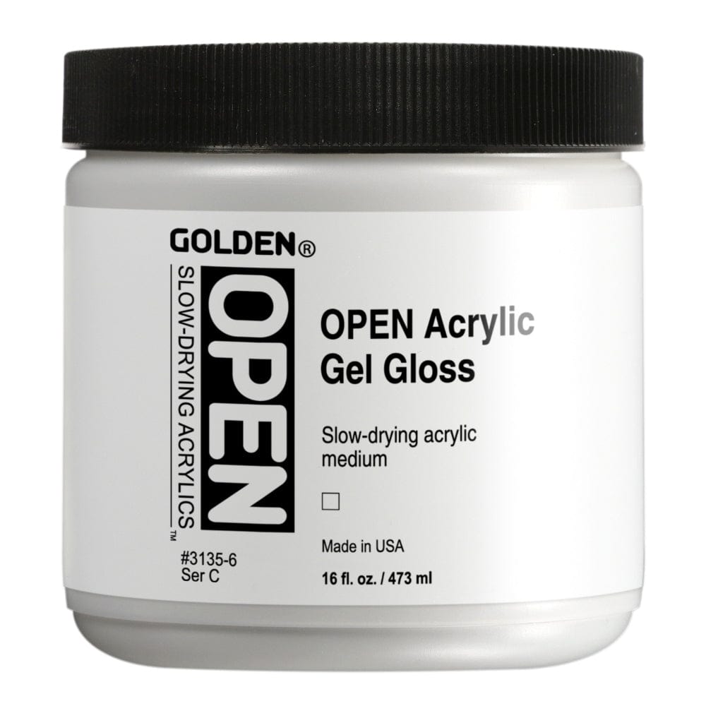GOLDEN MEDIUMS GOLDEN 473ml Golden OPEN Acrylic Gel (Gloss)