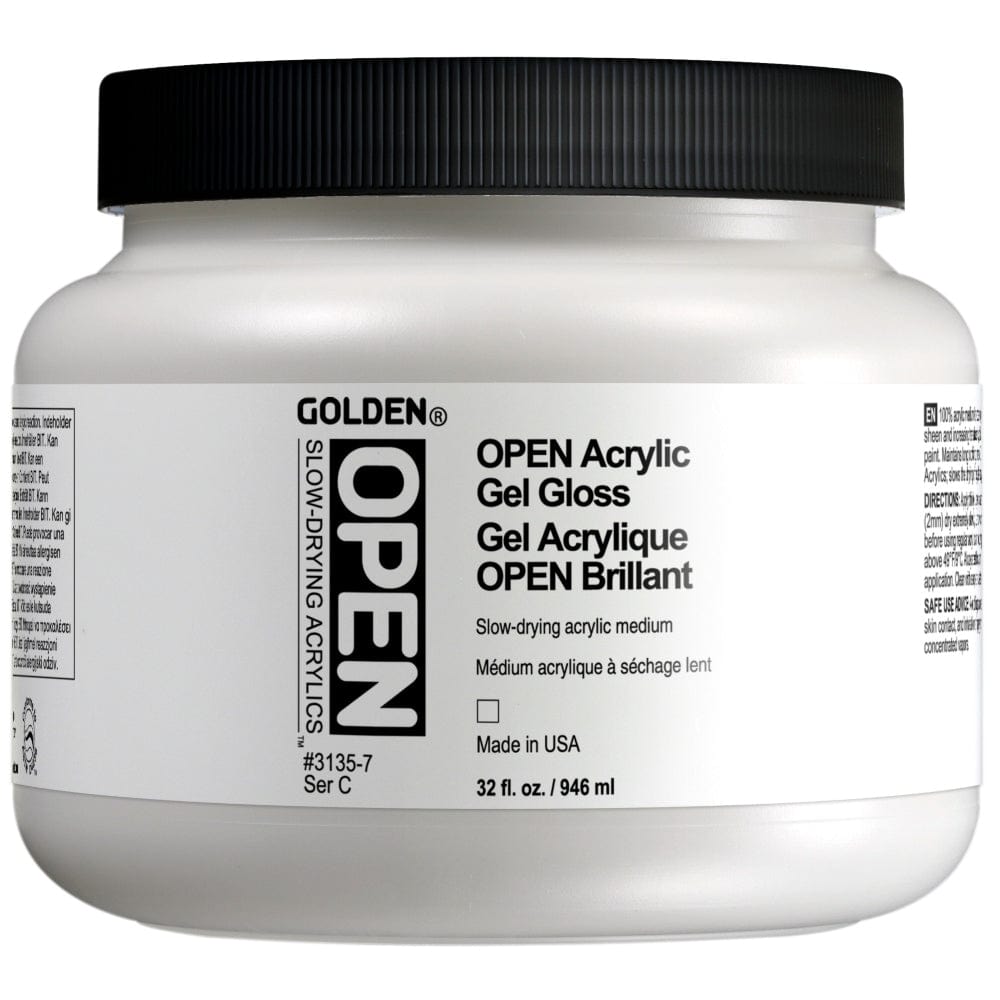 GOLDEN MEDIUMS GOLDEN 946ml Golden OPEN Acrylic Gel (Gloss)
