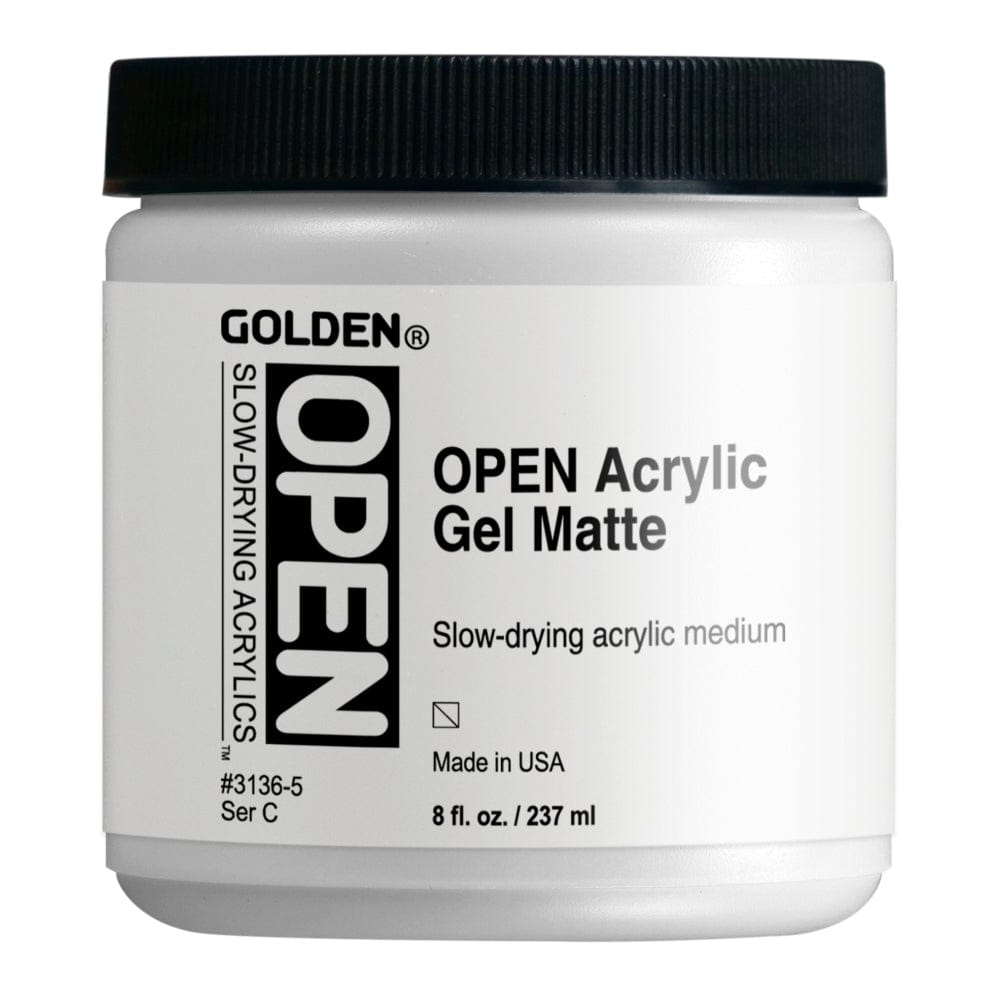 GOLDEN MEDIUMS GOLDEN 236ml Golden OPEN Acrylic Gel (Matte)