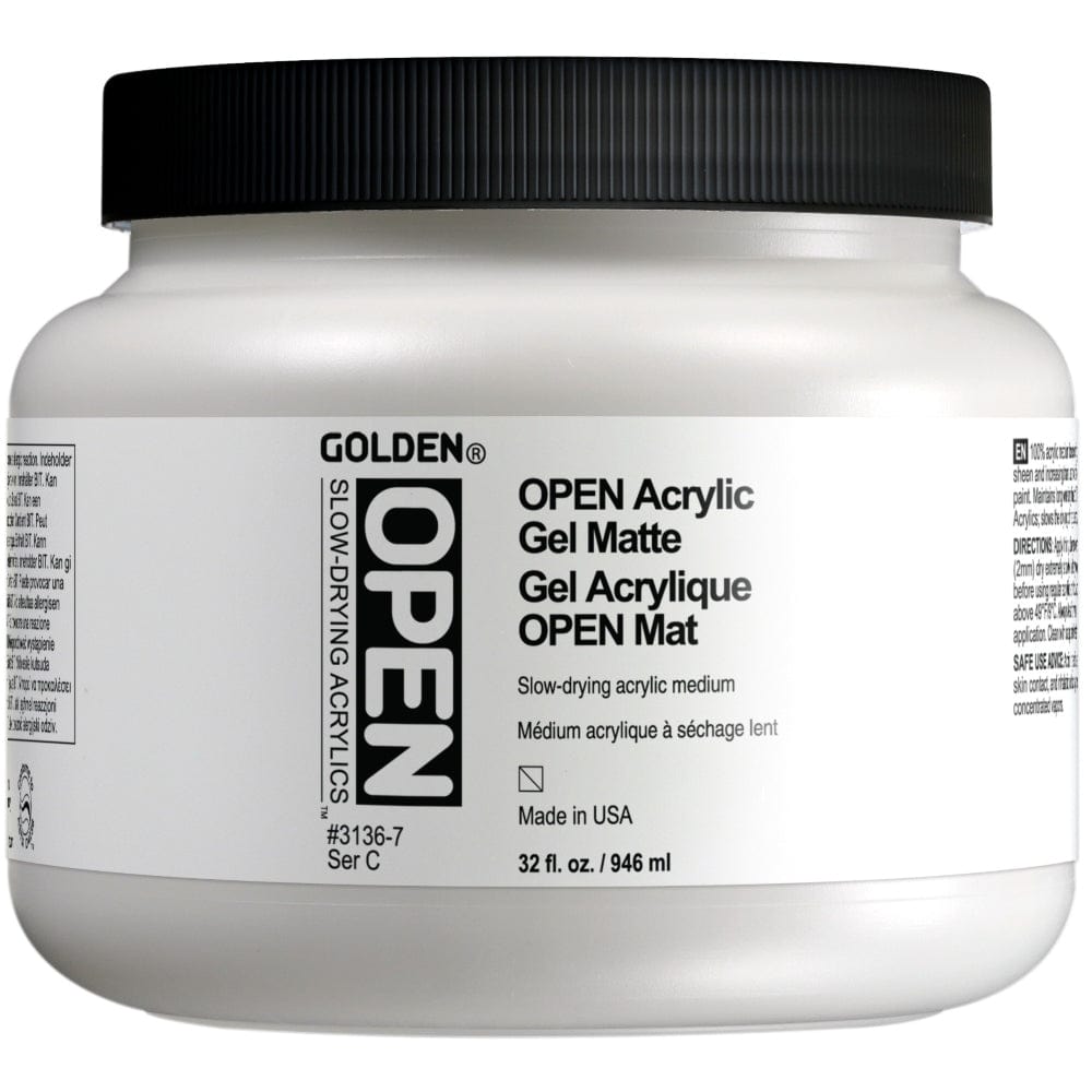 GOLDEN MEDIUMS GOLDEN 946ml Golden OPEN Acrylic Gel (Matte)