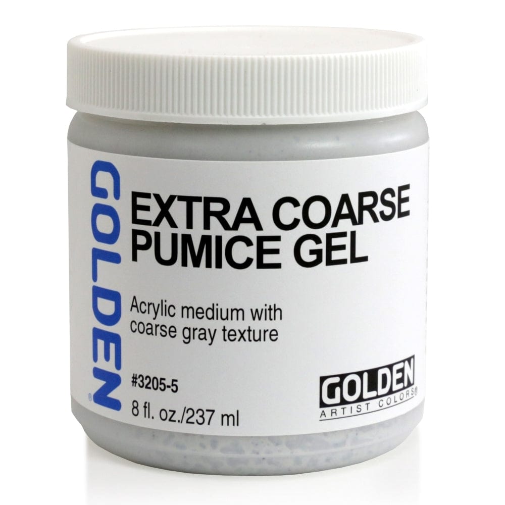 GOLDEN MEDIUMS GOLDEN 236ml Golden Pumice Gel Extra Coarse Texture Medium