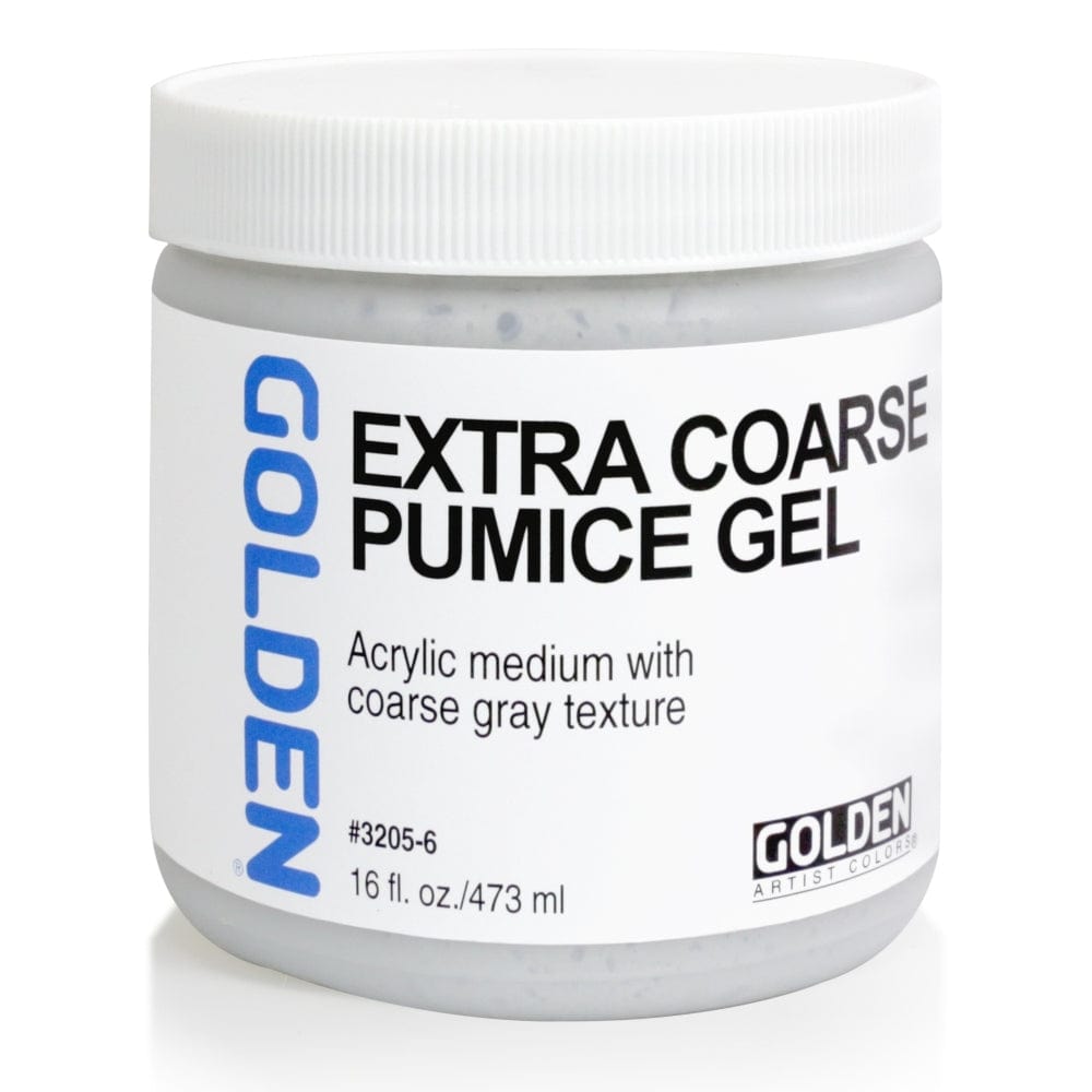GOLDEN MEDIUMS GOLDEN 473ml Golden Pumice Gel Extra Coarse Texture Medium