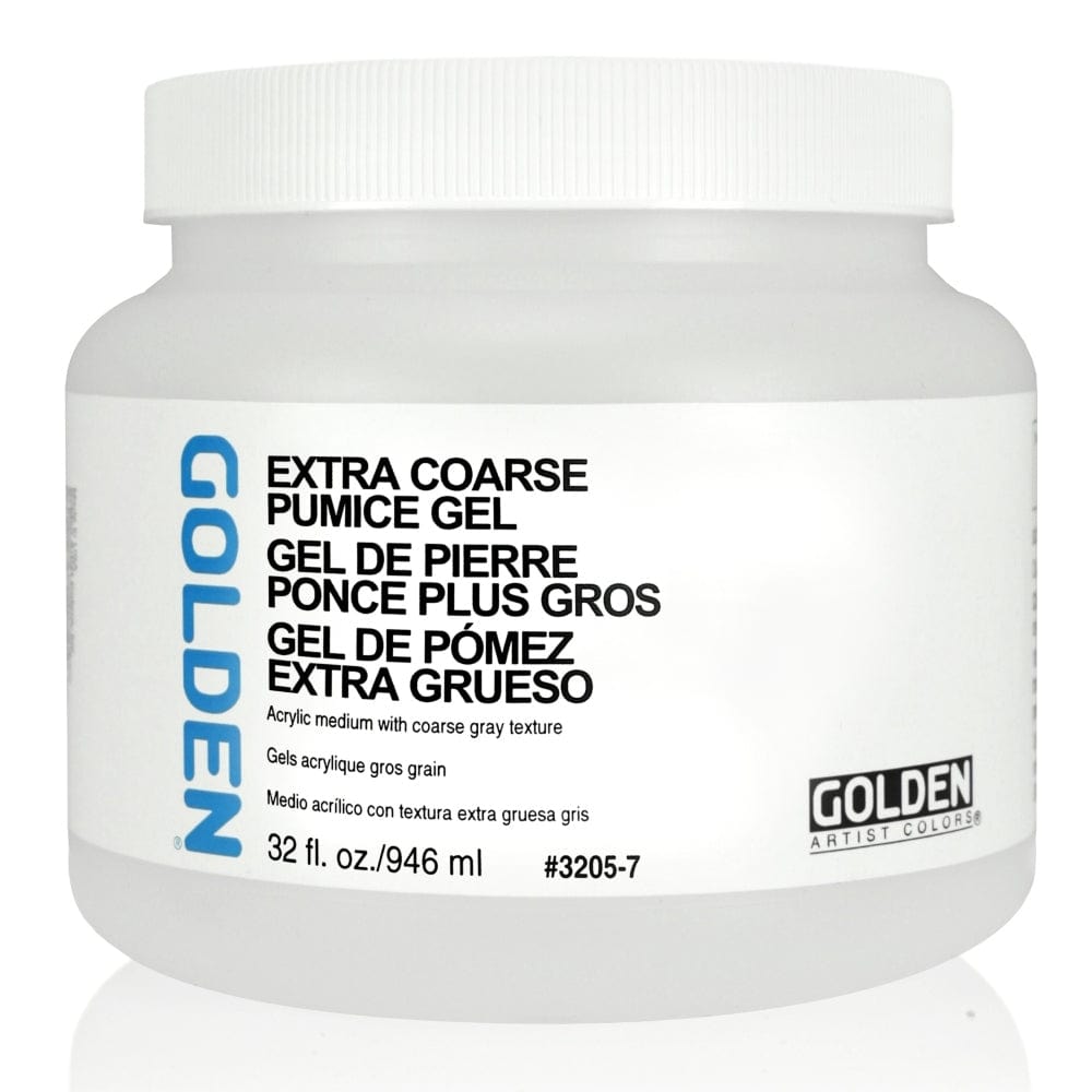 GOLDEN MEDIUMS GOLDEN 946ml Golden Pumice Gel Extra Coarse Texture Medium