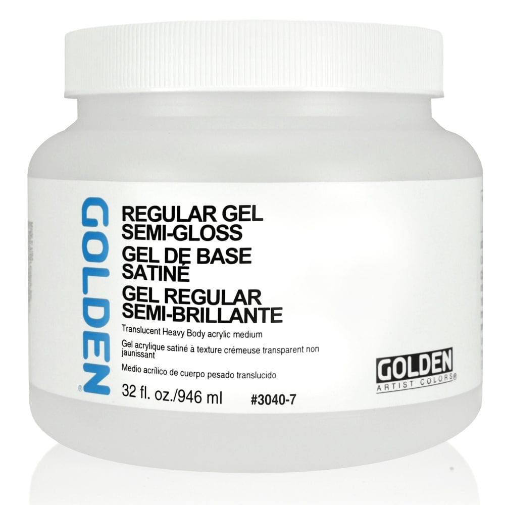 GOLDEN MEDIUMS GOLDEN 946ml Golden Regular Gel (Semi-Gloss)