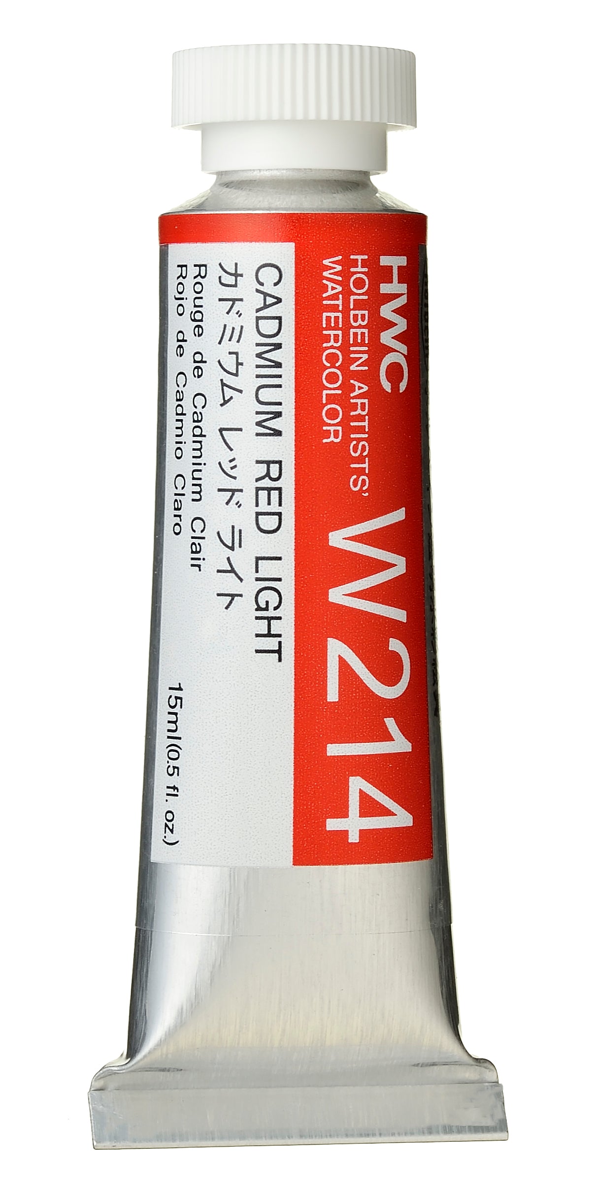 Holbein Watercolour 15ml W214 Cadmium Red Light
