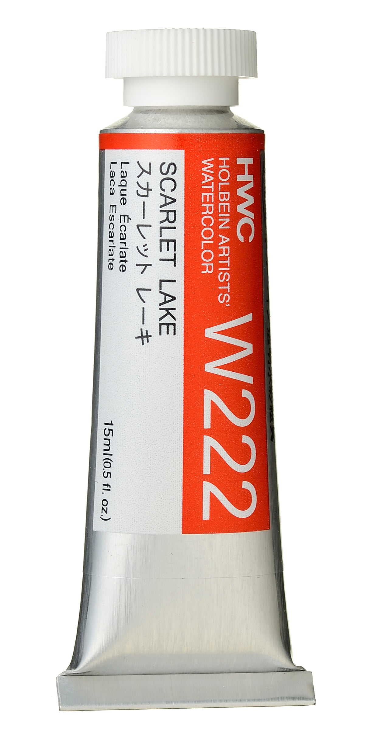 Holbein Watercolour 15ml W222 Scarlet Lake