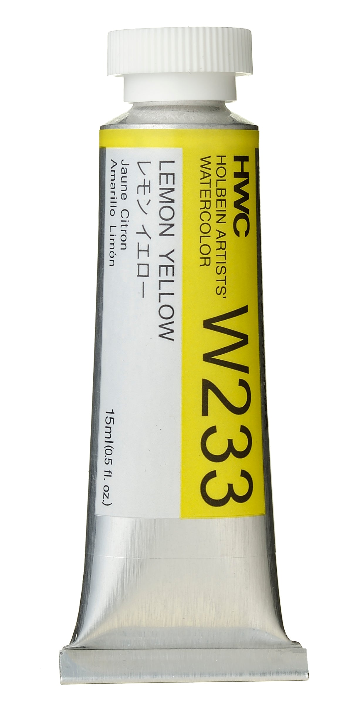 Holbein Watercolour 15ml W233 Lemon Yellow