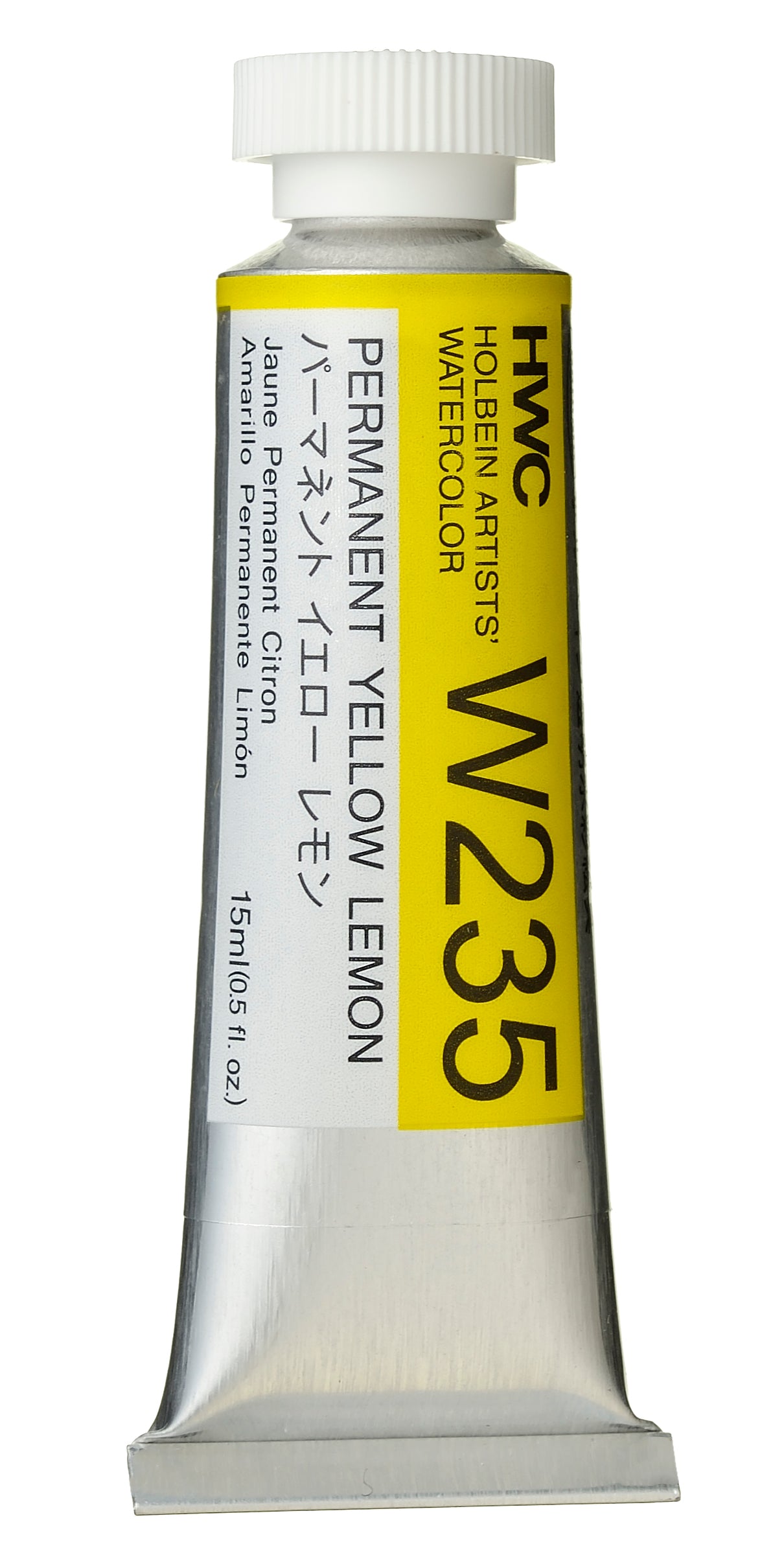 Holbein Watercolour 15ml W235 Permanent Yellow Lemon