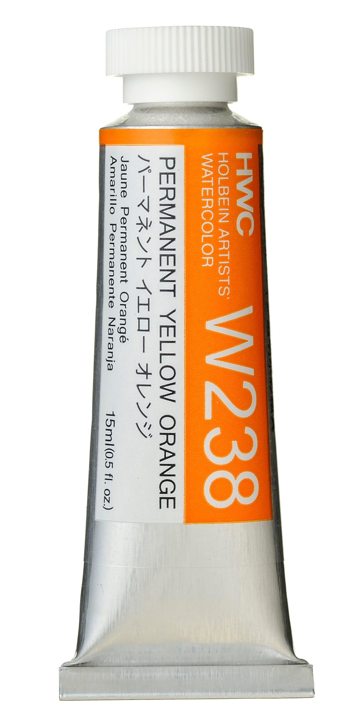 Holbein Watercolour 15ml W238 Permanent Yellow Orange