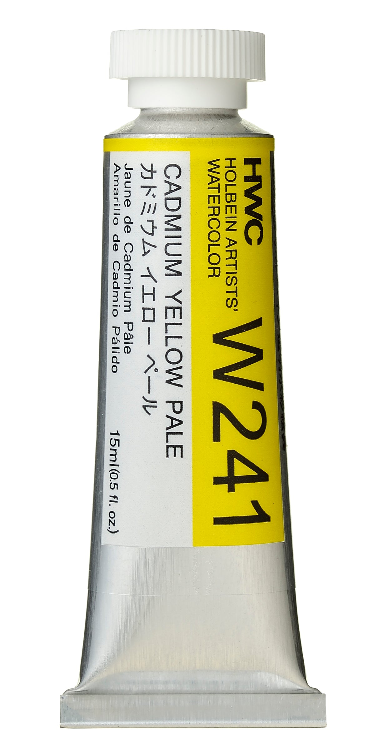 Holbein Watercolour 15ml W241 Cadmium Yellow Pale