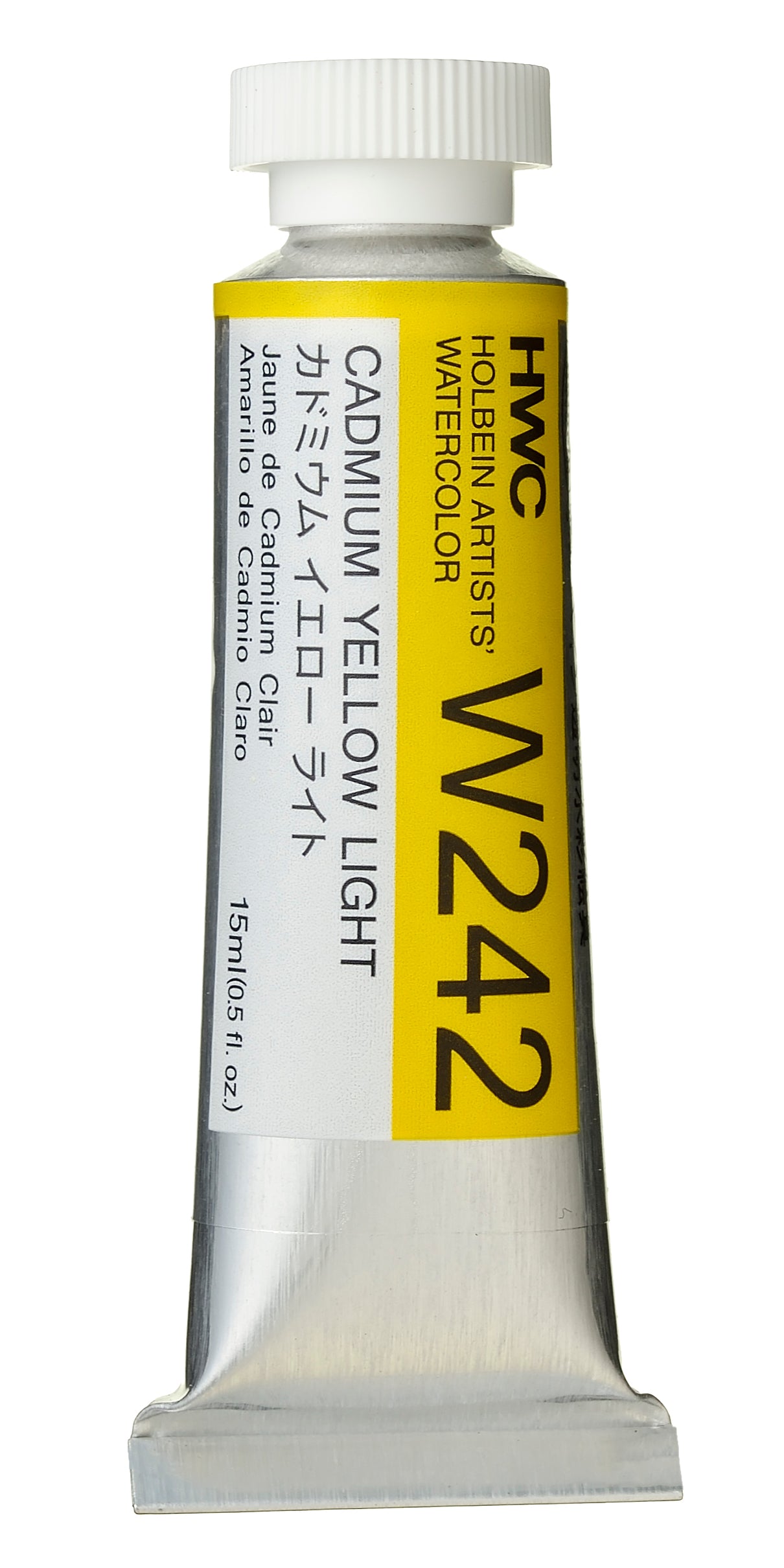 Holbein Watercolour 15ml W242 Cadmium Yellow Light
