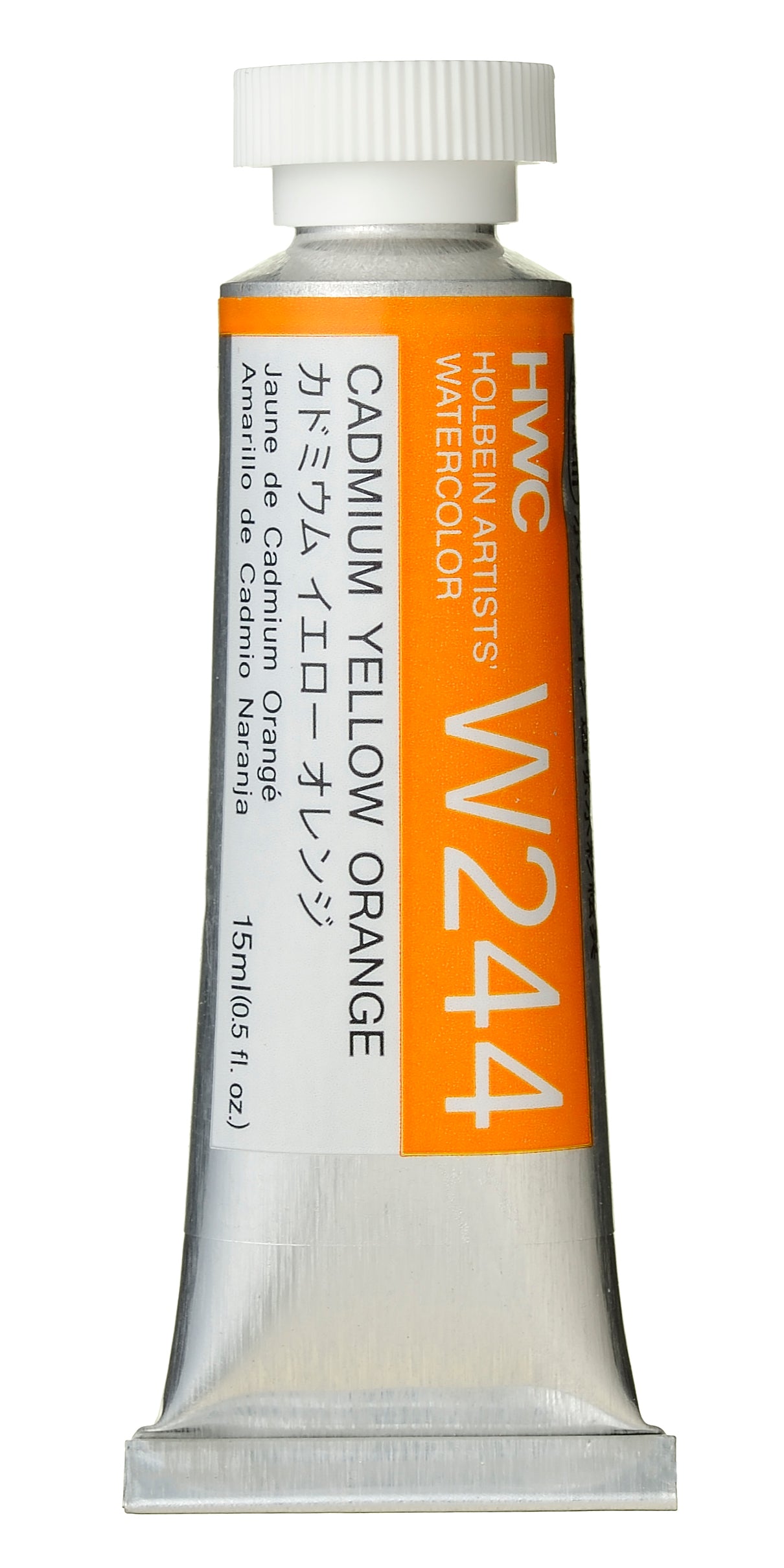Holbein Watercolour 15ml W244 Cadmium Yellow Orange