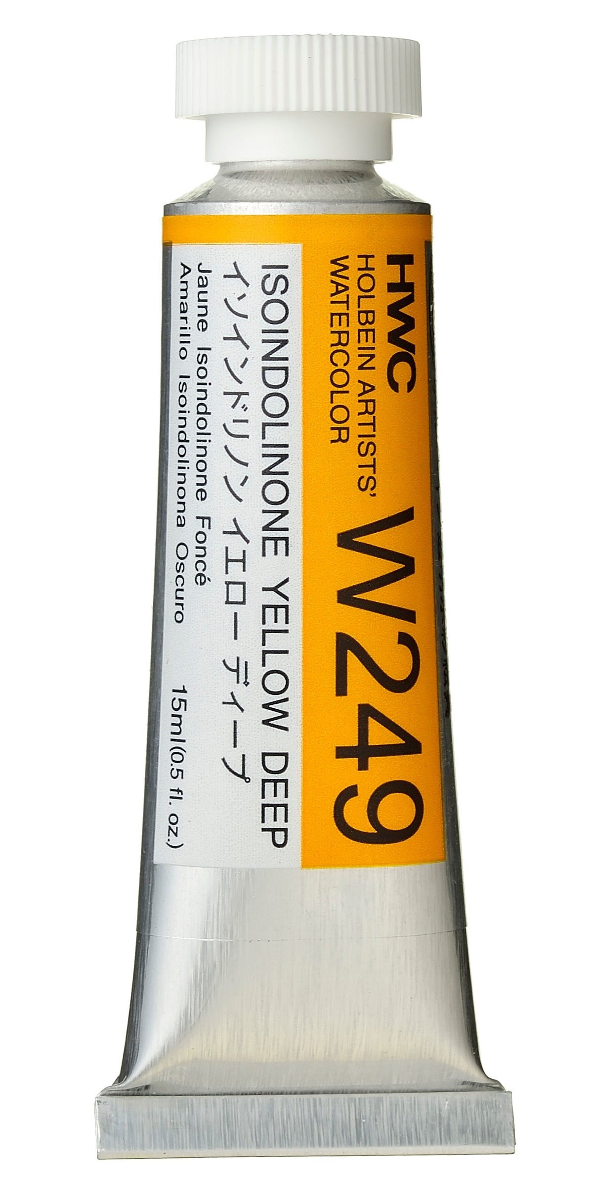 Holbein Watercolour 15ml W249 Isoindolinone Yellow Deep