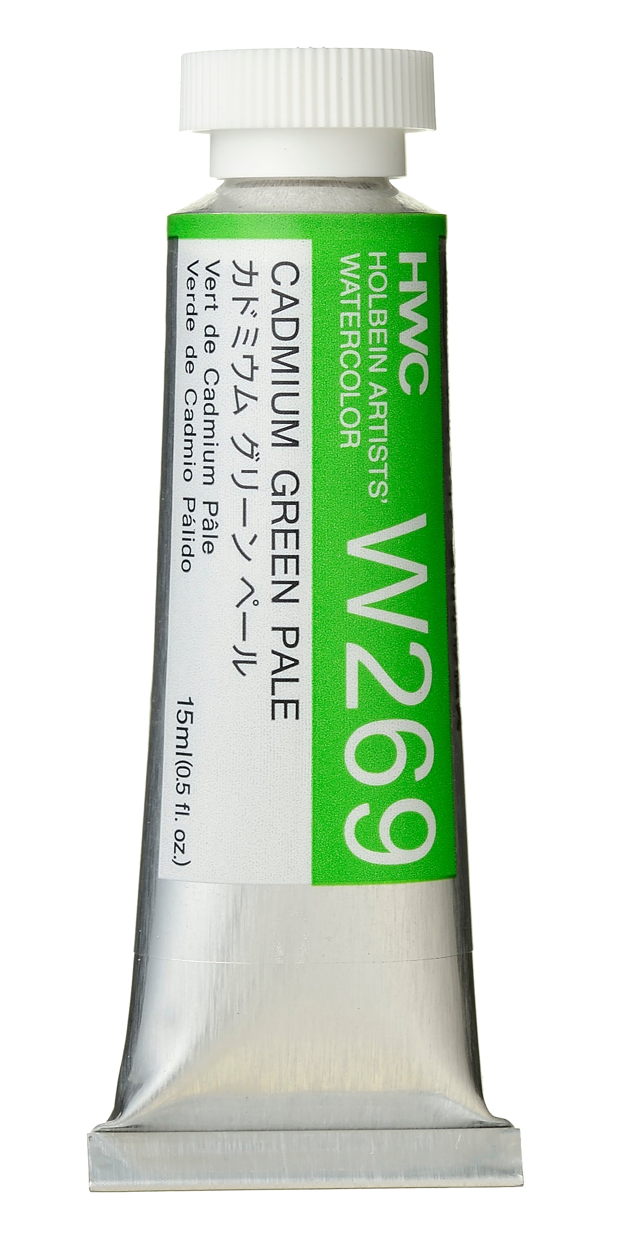 Holbein Watercolour 15ml W269 Cadmium Green Pale