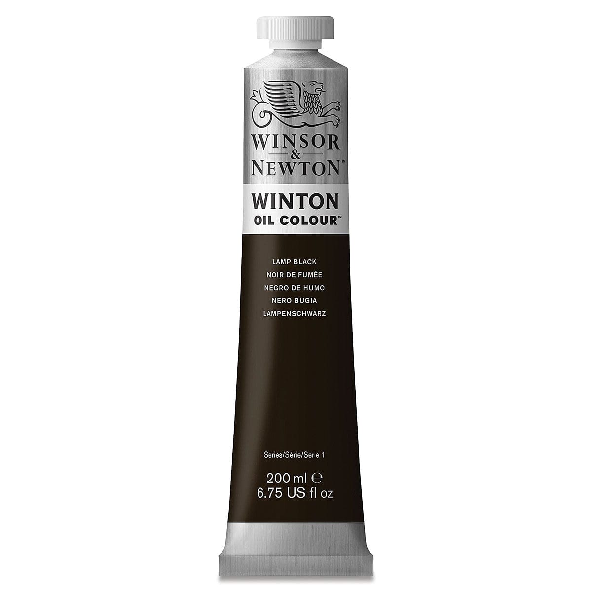 WINSOR & NEWTON WINTON WINSOR & NEWTON 200ml Winton Oils Lamp Black 337