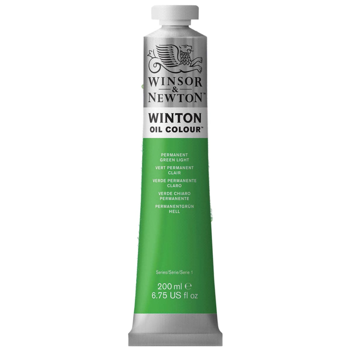 WINSOR & NEWTON WINTON WINSOR & NEWTON 200ml Winton Oils Permanent Green Light 483