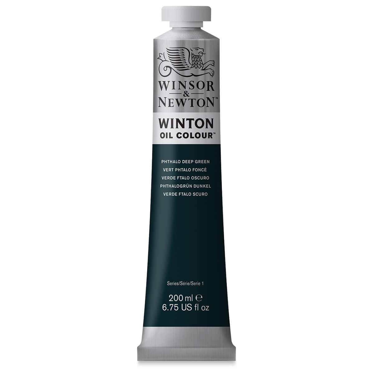 WINSOR & NEWTON WINTON WINSOR & NEWTON 200ml Winton Oils Phthalo Deep Green 048